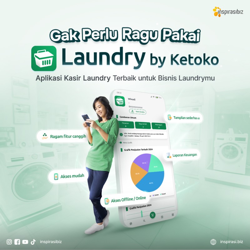 Gak Perlu Ragu Pakai Aplikasi Laundry by Ketoko